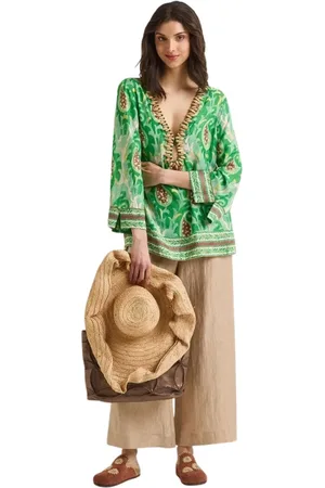 Maliparmi Mujer, Blusas y Camisas, Verde, Talla: M