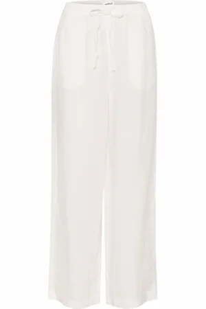 Soaked in Luxury Mujer, Pantalones, Blanco, Talla: M