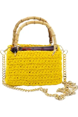 Chica London Mujer, Bolsos, Amarillo, Talla: ONE Size