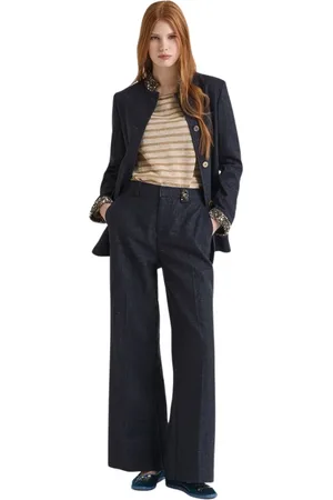 Maliparmi Mujer, Pantalones, Azul, Talla: L