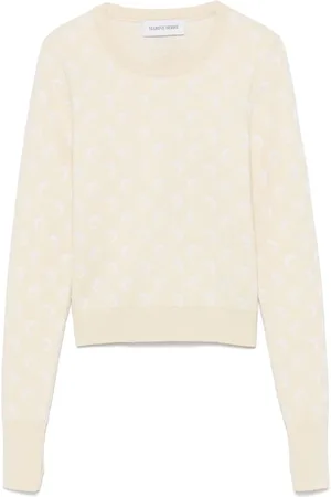 Marine Serre Mujer, Jerseys, Blanco, Talla: M