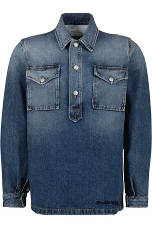 Alexander McQueen Hombre, Chaquetas, Azul, Talla: M