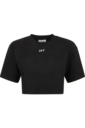 OFF-WHITE Mujer, Camisetas, Negro, Talla: M