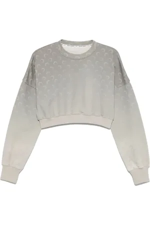 Marine Serre Mujer, Sudaderas, Gris, Talla: S