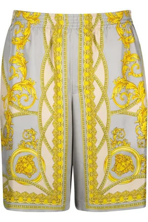 VERSACE Hombre, Pantalones cortos, Amarillo, Talla: L