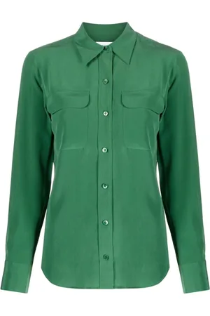 Equipment Mujer, Blusas y Camisas, Verde, Talla: M