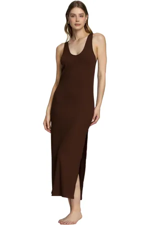4GIVENESS Mujer, Vestidos, Marrón, Talla: M