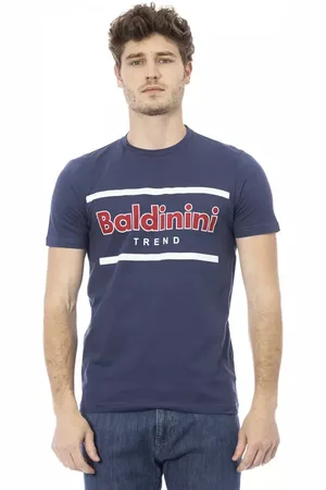 BALDININI Hombre, Camisetas, Azul, Talla: M
