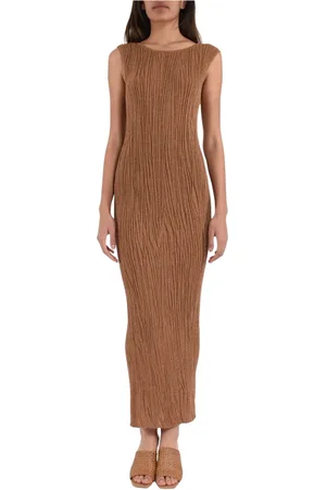 AKEP Mujer, Vestidos, Marrón, Talla: XS