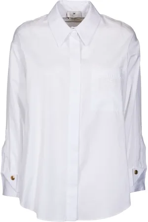 Elisabetta Franchi Mujer, Blusas y Camisas, Blanco, Talla: L