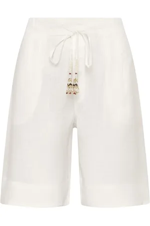 Maliparmi Mujer, Pantalones cortos, Blanco, Talla: 2XS