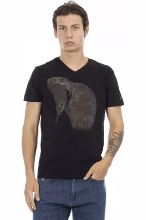 Trussardi Hombre, Camisetas, Negro, Talla: S