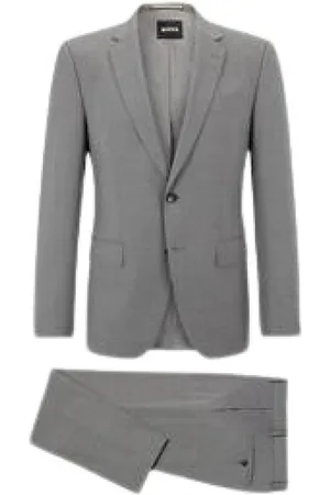 HUGO BOSS Hombre, Trajes, Gris, Talla: L
