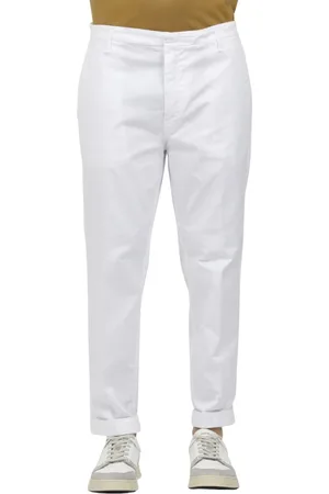 Dondup Hombre, Pantalones, Blanco, Talla: W30