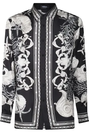 VERSACE Hombre, Camisas, Negro, Talla: S