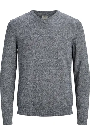JACK & JONES Hombre, Jerseys, Azul, Talla: 2XL