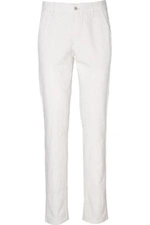 Club of Comfort Hombre, Pantalones, Blanco, Talla: L