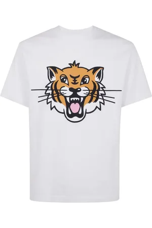 Kenzo Hombre, Camisetas, Blanco, Talla: L