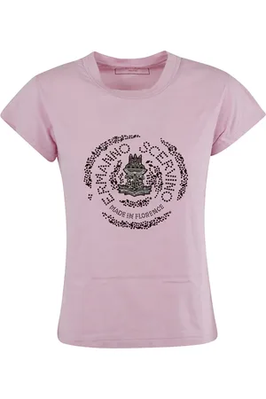ERMANNO SCERVINO Mujer, Camisetas, Rosa, Talla: S