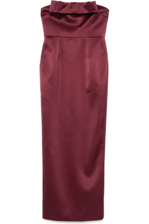 Ilkyaz Ozel Mujer, Vestidos, Rojo, Talla: S