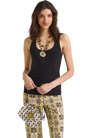 Maliparmi Mujer, Camisetas, Negro, Talla: L