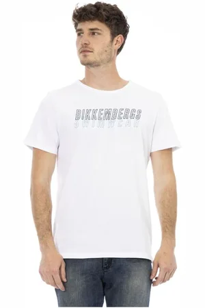 Bikkembergs Hombre, Camisetas, Blanco, Talla: XL