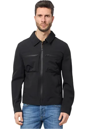 YES ZEE BY ESSENZA Hombre, Chaquetas, Negro, Talla: M