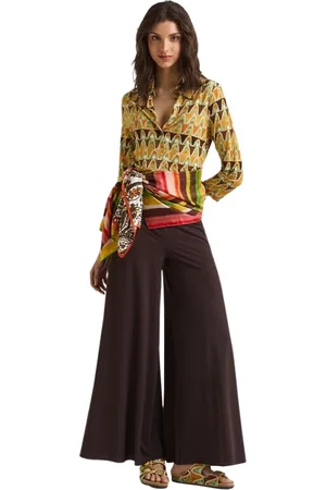 Maliparmi Mujer, Pantalones, Marrón, Talla: 2XS
