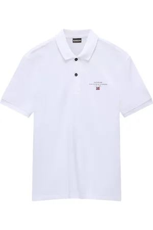 Napapijri Hombre, Camisetas, Blanco, Talla: L