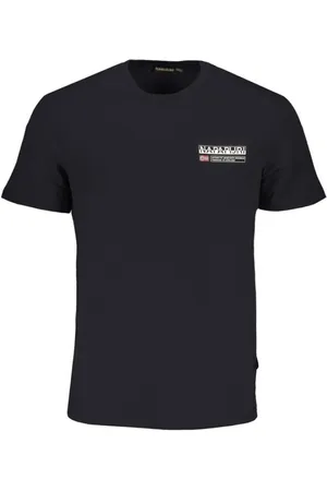 Napapijri Hombre, Camisetas, Negro, Talla: M