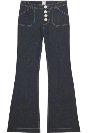 Inès de la Fressange Mujer, Pantalones, Azul, Talla: M
