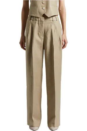PESERICO SIGN Mujer, Pantalones, Marrón, Talla: L