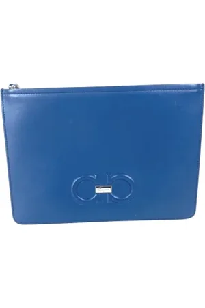 Salvatore Ferragamo Unisex, De segunda mano, Azul, Talla: ONE Size