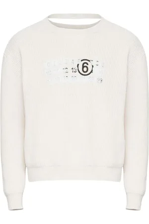 Maison Margiela Hombre, Jerseys, Blanco, Talla: L
