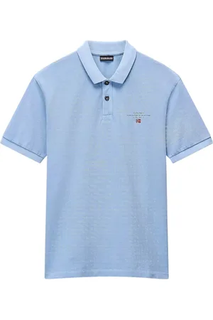 Napapijri Hombre, Camisetas, Azul, Talla: L