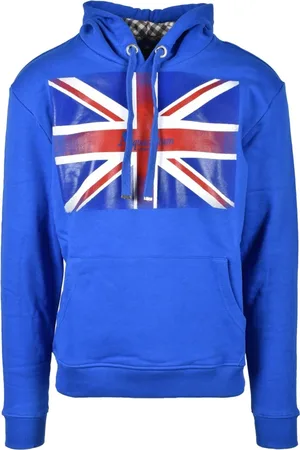 Aquascutum Hombre, Sudaderas, Azul, Talla: L