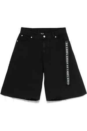 44 Label Group Hombre, Pantalones cortos, Negro, Talla: XL
