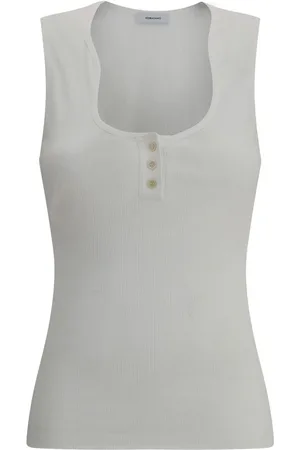 Salvatore Ferragamo Mujer, Camisetas, Blanco, Talla: M