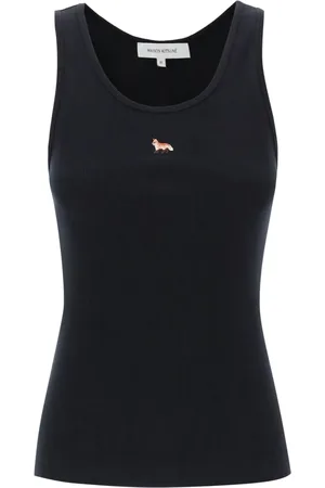 Maison Kitsuné Mujer, Camisetas, Negro, Talla: XS