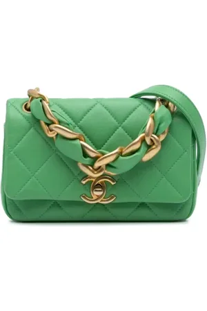 CHANEL Mujer, De segunda mano, Verde, Talla: ONE Size