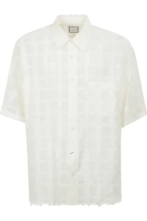 WOOYOUNGMI Hombre, Camisas, Blanco, Talla: L
