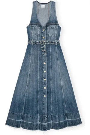 Ganni Mujer, Vestidos, Azul, Talla: S