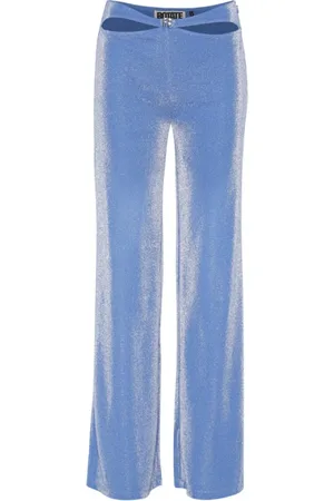 ROTATE Mujer, Pantalones, Azul, Talla: L