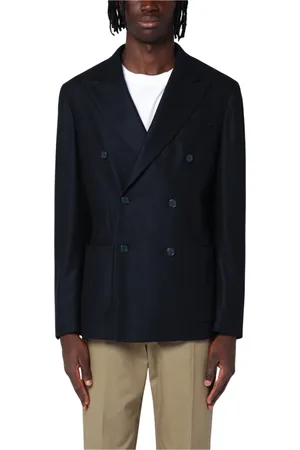 Biagio Santaniello Hombre, Chaquetas, Azul, Talla: XL