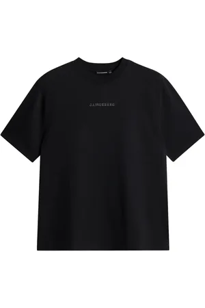 J Lindeberg Hombre, Camisetas, Negro, Talla: M
