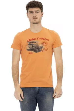 Trussardi Hombre, Camisetas, Naranja, Talla: M