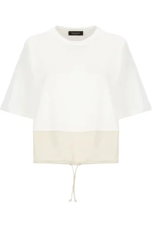 Fabiana Filippi Mujer, Camisetas, Blanco, Talla: S