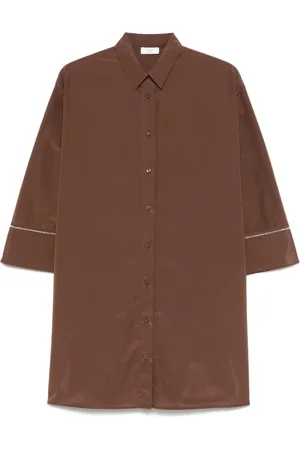 PESERICO SIGN Mujer, Blusas y Camisas, Marrón, Talla: S