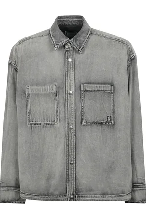 WOOYOUNGMI Hombre, Chaquetas, Gris, Talla: M