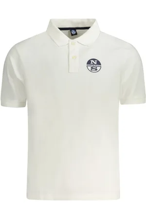 North Sails Hombre, Camisetas, Blanco, Talla: L